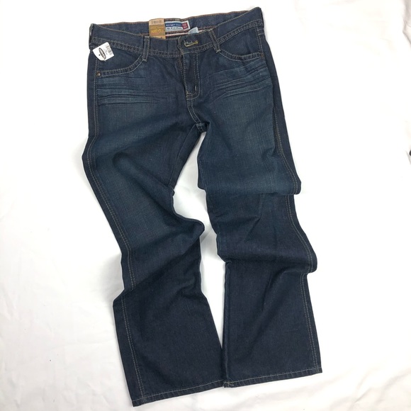 NEW OLD NAVY Bootcut Denim Blue Jean Pants Size 8 - Picture 1 of 4